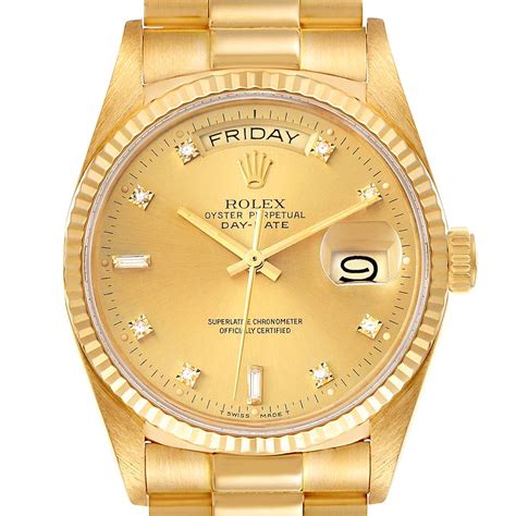 mens yellow gold rolex president|gold rolex presidential price.